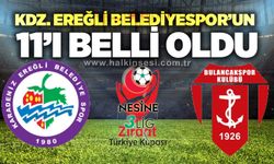 Kdz. Ereğli Belediyespor’un 11’i belli oldu