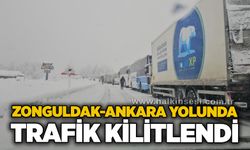 Zonguldak-Ankara yolunda trafik kilitlendi