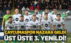 Çaycumaspor nazara geldi… Üst üste 3. Yenildi!