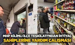 MHP Kilimli İlçe Teşkilatı’ndan ihtiyaç sahiplerine yardım çalışması