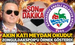 Akın Katı meydan okudu!.. Zonguldakspor'u örnek gösterdi...