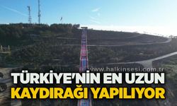 Türkiye'nin en uzun kaydırağı yapılıyor