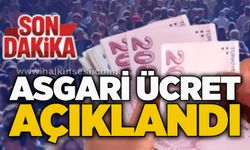 Asgari ücret açıklandı!