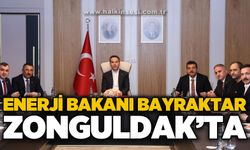Enerji Bakanı Alparslan Bayraktar, yenil yıl programı kapsamında Zonguldak'a geldi
