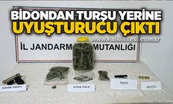 Bidondan turşu yerine u*uşturucu çıktı