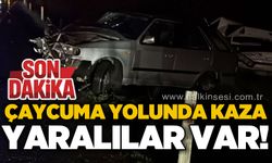 Çaycuma yolunda kaza: Yaralılar var