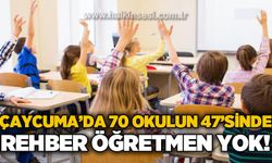 Çaycuma’da 70 okulun 47’sinde psikolojik danışman/rehber öğretmen yok