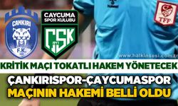 Çaycumaspor-Çankırspor maçının hakemi belli oldu… Kritik maçı Tokatlı hakem yönetecek!