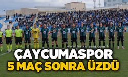 Çaycumaspor 5 maç sonra üzdü…