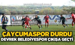 Çaycumaspor durdu, Devrek çıkışa geçti!