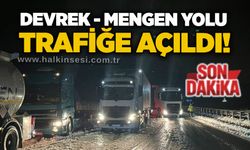Devrek - Mengen yolu trafiğe açıldı!