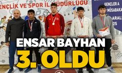 Ensar Bayhan 3. oldu!