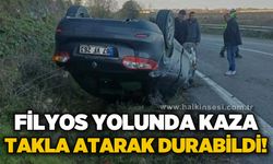 Filyos  yolunda trafik kazası: 1 yaralı