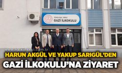 Harun Akgül ve Yakup Sarıgül’den Gazi İlkokulu’na Ziyaret
