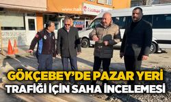 Gökçebey pazar yeri trafiği için saha incelemesi