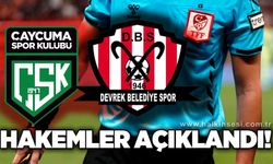 Çaycumaspor ve Devrekspor maçlarını yönetecek hakemler açıklandı