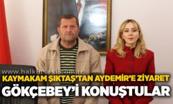 Kaymakam Şıktaş’tan Aydemir’e Ziyaret: Gökçebey'i konuştular