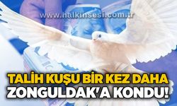Talih kuşu bir kez daha Zonguldak'a kondu!