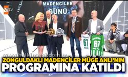 Zonguldaklı madenciler Müge Anlı’nın programına katıldı