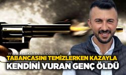Tabancasını temizlerken kazayla kendini vuran genç öldü