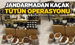 Jandarmadan kaçak tütün operasyonu