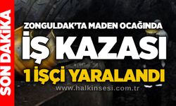 Zonguldak’ta maden ocağında iş kazası: 1 işçi yaralandı