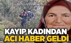 Kayıp kadından acı haber geldi