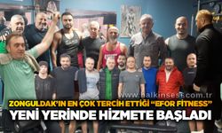 Zonguldak’ın en çok tercih ettiği “Efor Fitness” Yeni yerinde hizmete başladı…