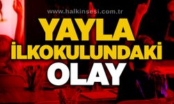 Yayla İlkokulunda olay