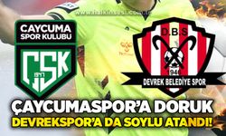 Çaycumaspor’a Doruk, Devrekspor’a da Soylu atandı!...