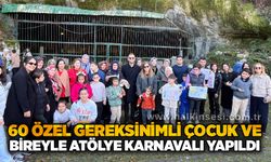 60 özel gereksinimli çocuk ve bireyle atölye karnavalı yapıldı