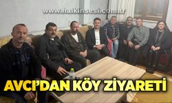 Avcı’dan köy ziyareti