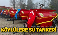 Köylülere su tankeri