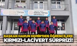 Başkan Harun Demir’den Öğrencilere Kırmızı-Lacivert Sürprizi!