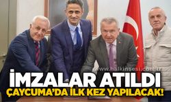 İmzalar atıldı, Çaycuma’da ilk kez yapılacak!