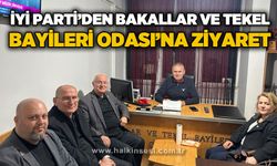 İYİ Parti'den Bakkallar ve Tekel Bayileri Odası'na ziyaret
