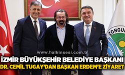 İzmir Büyükşehir Belediye Başkanı Dr. Cemil Tugay Zonguldak Belediye Başkanı Tahsin Erdem'i ziyaret etti