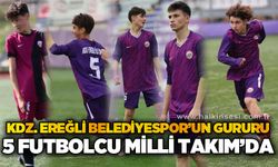 Kdz. Ereğli Belediyespor'un gururu: 5 futbolcu Milli Takım'da