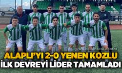 Alaplı'yı 2-0 yenen Kozlu, ilk devreyi lider tamamladı...