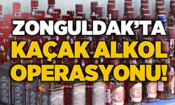 Zonguldak'ta kaçak alkol operasyonu