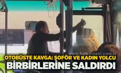 Otobüste kavga: Şoför ve kadın yolcu birbirlerine saldırdı
