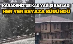 Kar yağışı etkili olmaya başladı