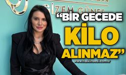 Bir gecede kilo alınmaz