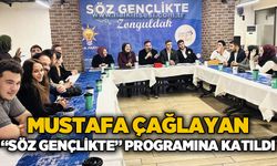 Mustafa Çağlayan "Söz Gençlikte" programına katıldı