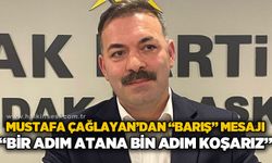 Mustafa Çağlayan'dan "Barış Mesajı": Bir adım atana bin adım koşarız