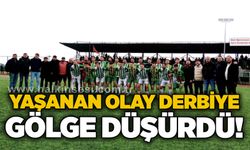 Yaşanan olay derbiye gölge düşürdü!