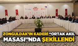 Zonguldak'ın kaderi "Ortak Akıl Masası"nda şekillendi