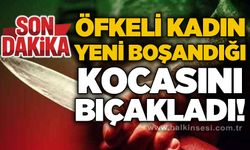Öfkeli kadın yeni boşandığı kocasını bıçakladı