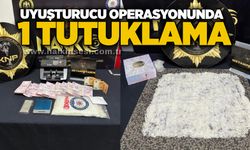 U*uşturucu operasyonunda 1 tutuklama