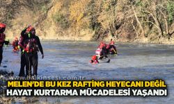Melen'de bu kez rafting heyecanı değil, hayat kurtarma mücadelesi yaşandı